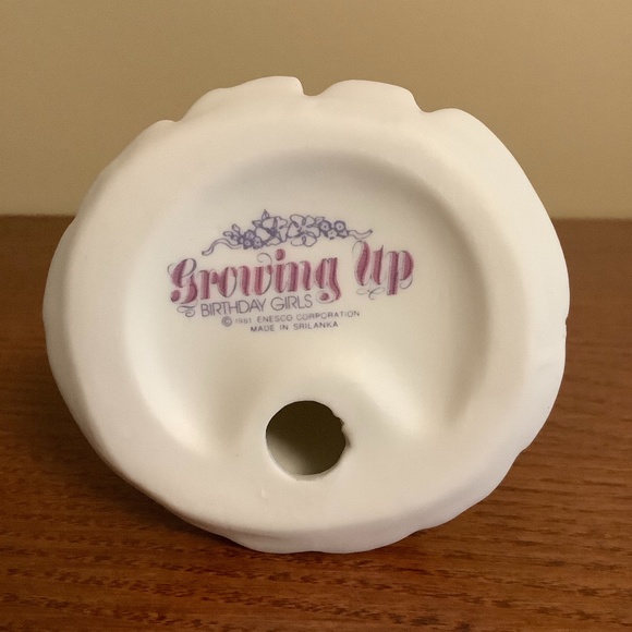 Vintage Enesco Growing Up Girls  Age 9. - Picture 3 of 4